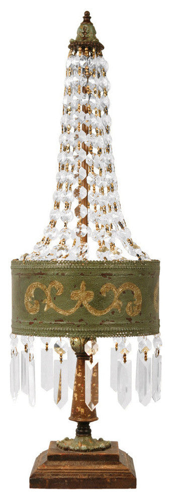 Dimond Lighting 93-650 8 by 25-Inch Eiffel 1-Light Traditional Table Lamp