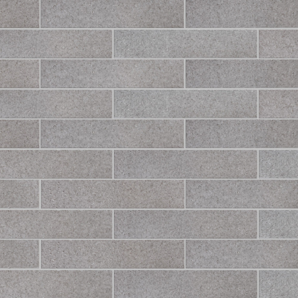 Muretto Grigio Glossy Porcelain Floor and Wall Tile