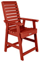 Weatherly Counter-Height Armchair, Rustic Red