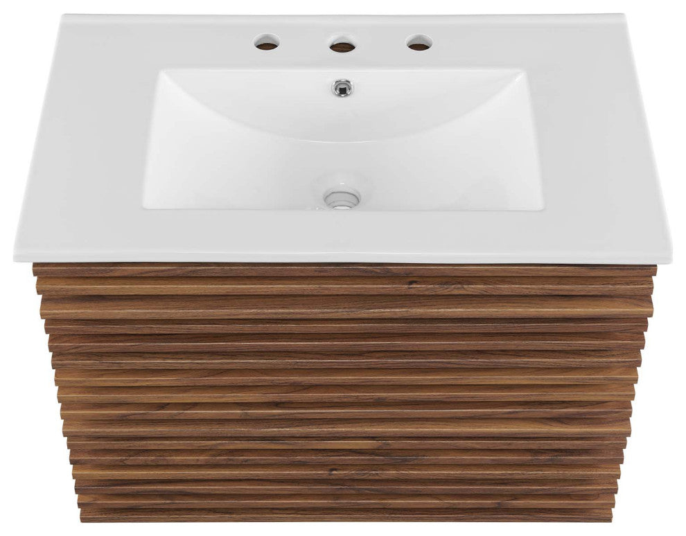 Modway Render 30" Wall-Mount Bathroom Vanity