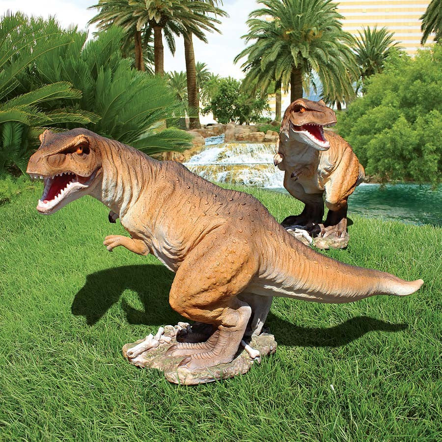 Scaled T-Rex Dinosaur Statue