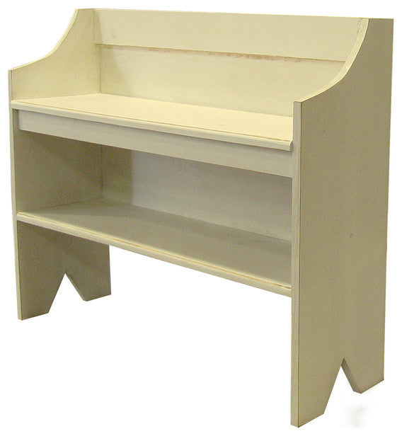 Modular Bench With Shoe Storage, Old Cream