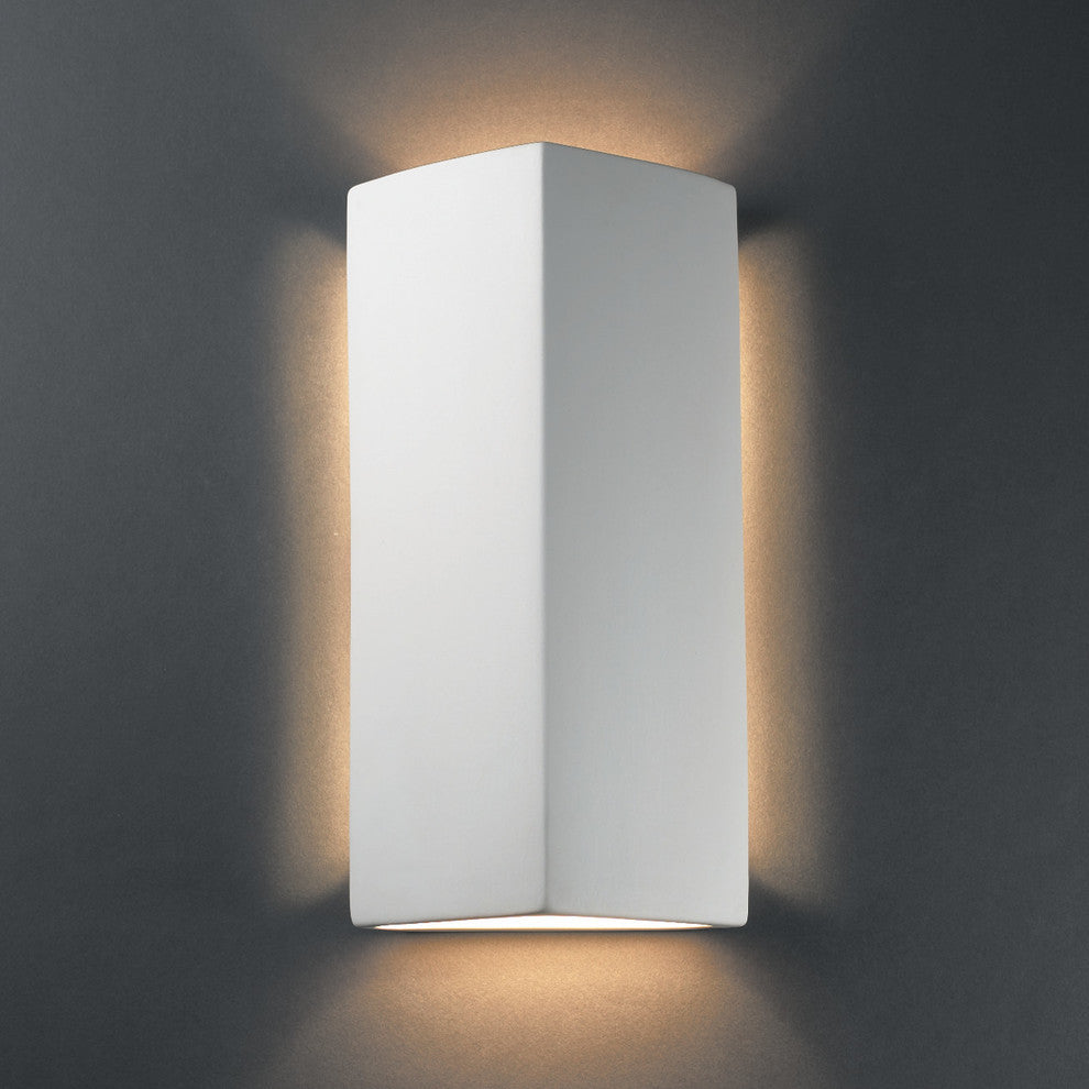 Ambiance ADA Peaked Rectangle, Wall Sconce, Bisque, Led