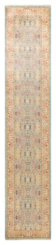 Mogul, One-of-a-Kind Hand-Knotted Area Rug Light Blue, 2'7"x13'7"