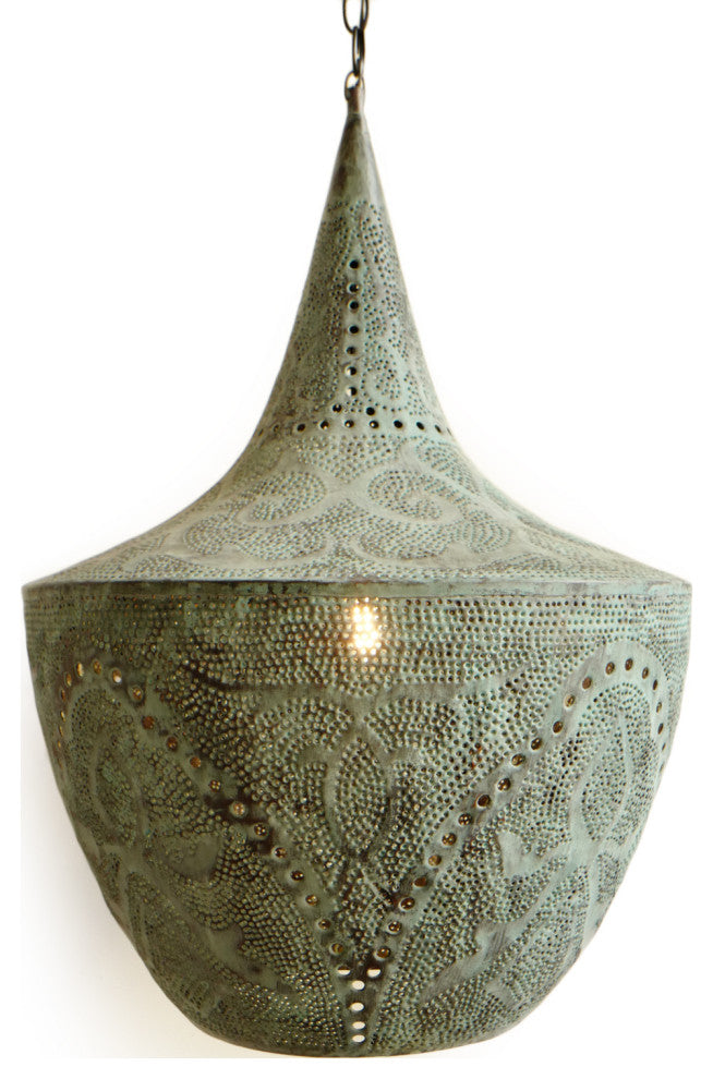 Copper Madras Pendant Large