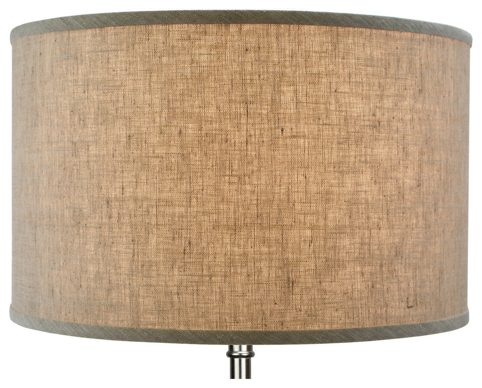 Fenchel Shades, 18"x18"x11' Spider Attachment Drum Lamp Shade, Deisgner