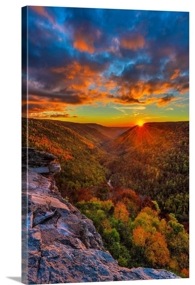 "Lindy Point" Wrapped Canvas Art Print, 32"x48"x1.5"