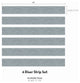 Canvas Look Peel and Stick Stair Riser Strips, Blue, 48"x6", Set of 6