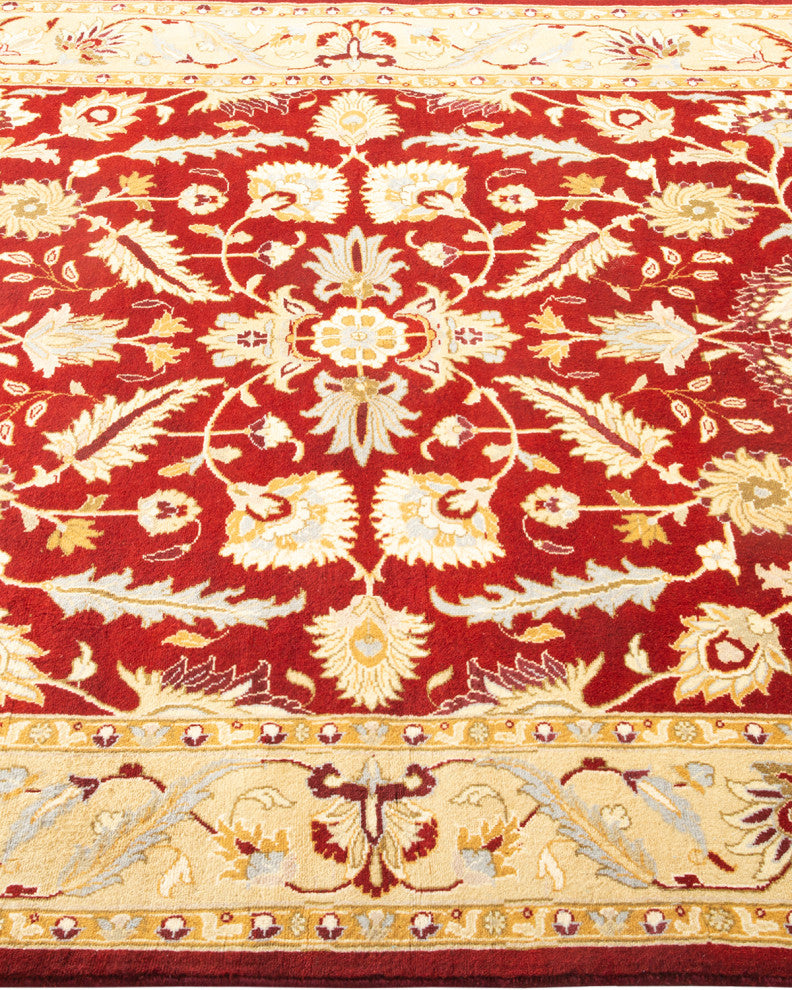 Mogul, One-of-a-Kind Hand-Knotted Area Rug Red, 4'3"x6'3"