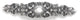 Queensway Pull Antique Pewter, Antique Pewter