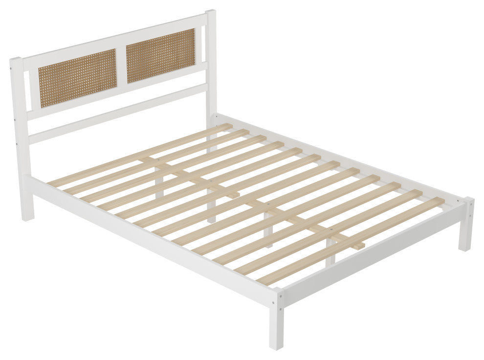 Gewnee Queen Size Wood Platform Bed