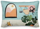 Cute Adventure Wall 14x20 Spun Poly Pillow