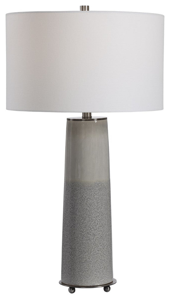 Uttermost Abdel Gray Glaze Table Lamp 28436