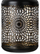 8.75"H Metal Cutout Solar Powered Outdoor Hanging Lantern