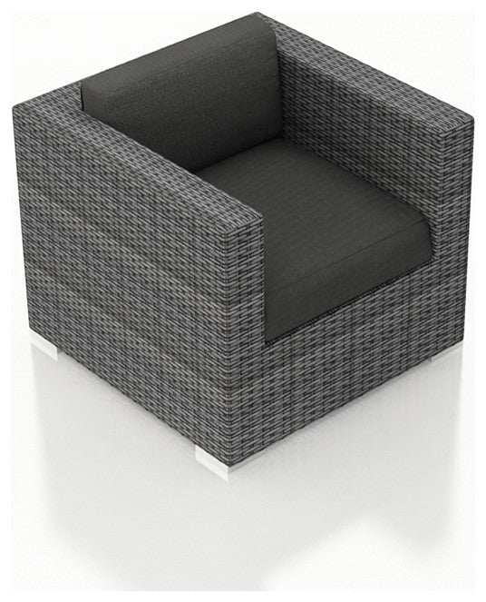 District 3 Piece Club Chair Set, Canvas Charcoal