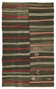 Rug N Carpet - Handmade Turkish 7' 9'' x 12' 5'' Vintage Goat Hair Kilim Rug