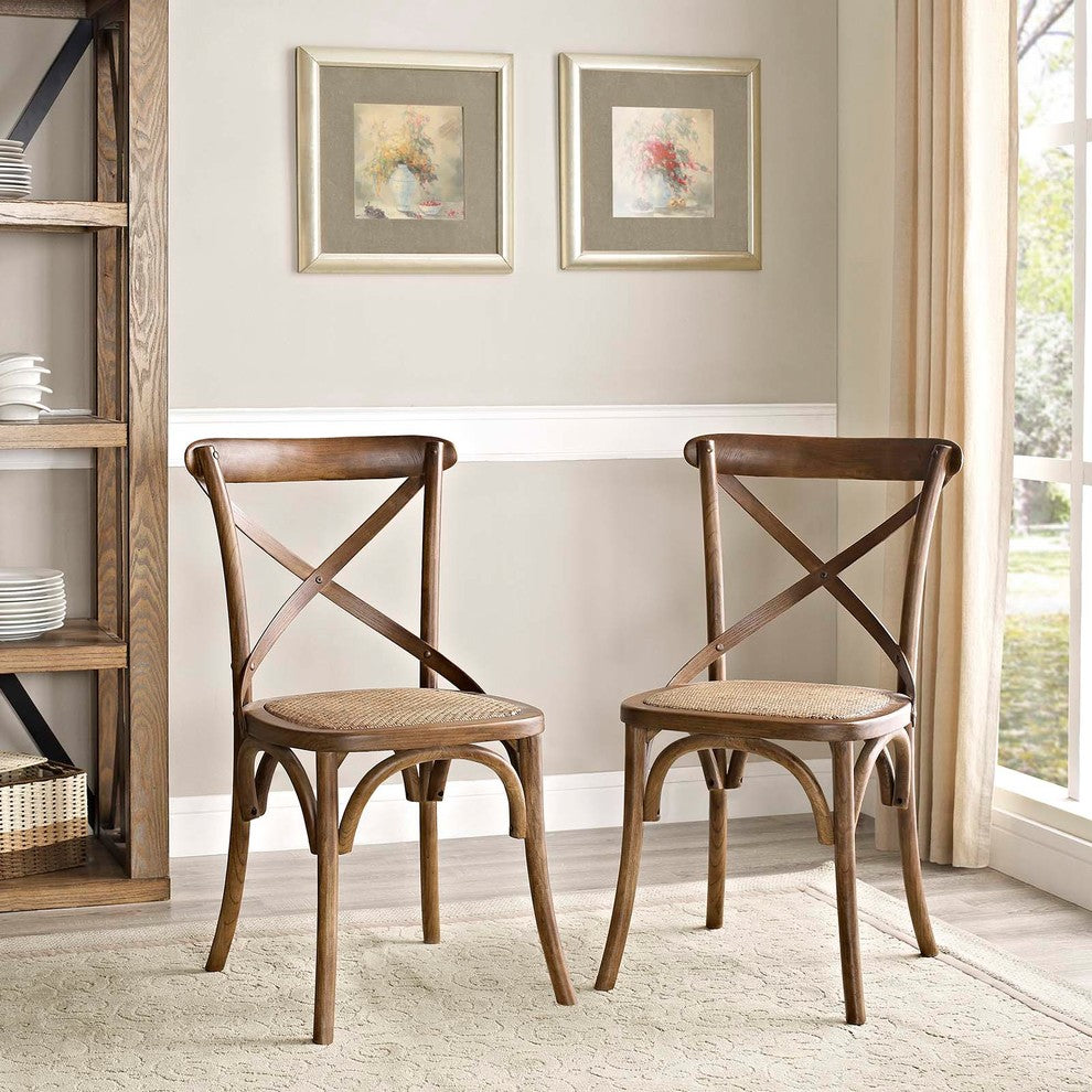 Gear Dining Side Chair Set of 2 by Modway