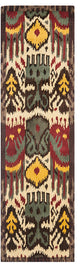 Safavieh Ikat Ikt217A Creme, Brown Area Rug, 2''x8'' Runner
