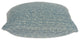 Parkland Collection Tobi Transitional Blue Pillow Cover With Poly Insert