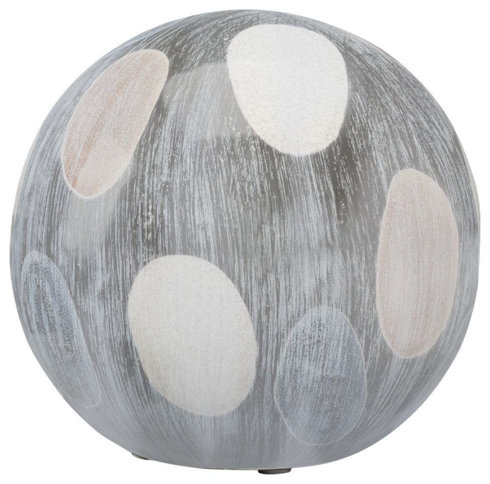 Painted Ceramic Sphere, Large