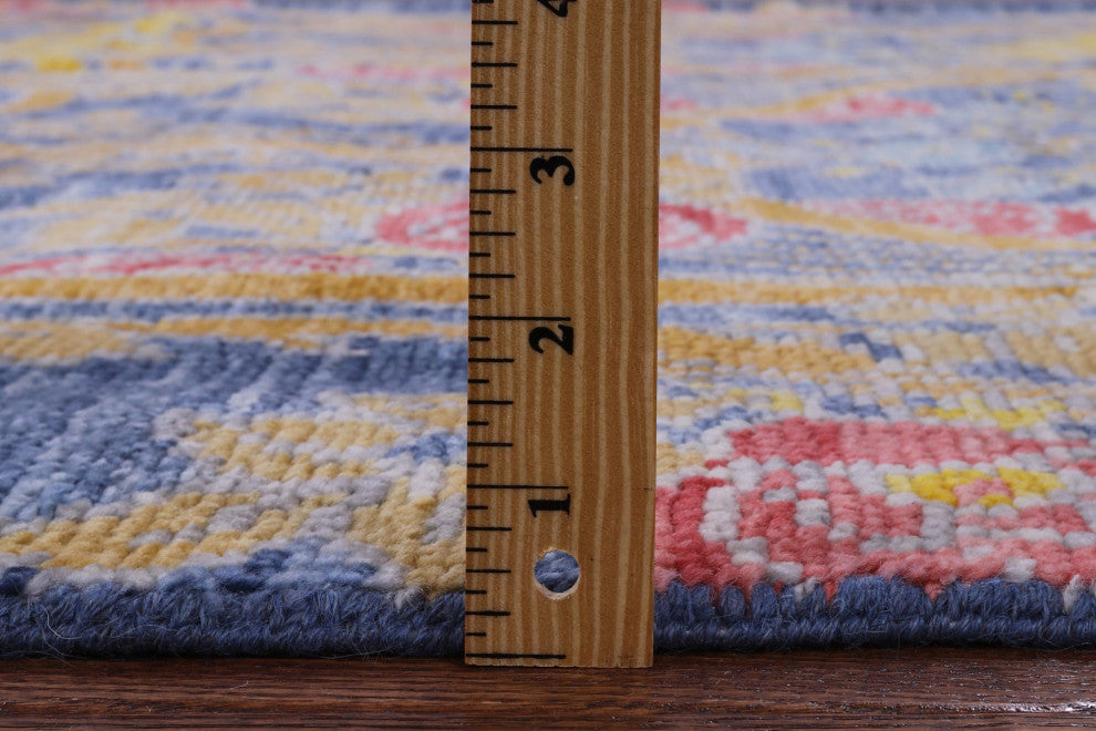 Hand-Knotted William Morris Wool Rug 6' 3" X 9' 4" - Q13357
