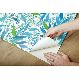 Watercolor Leaves Peel & Stick Wallpaper