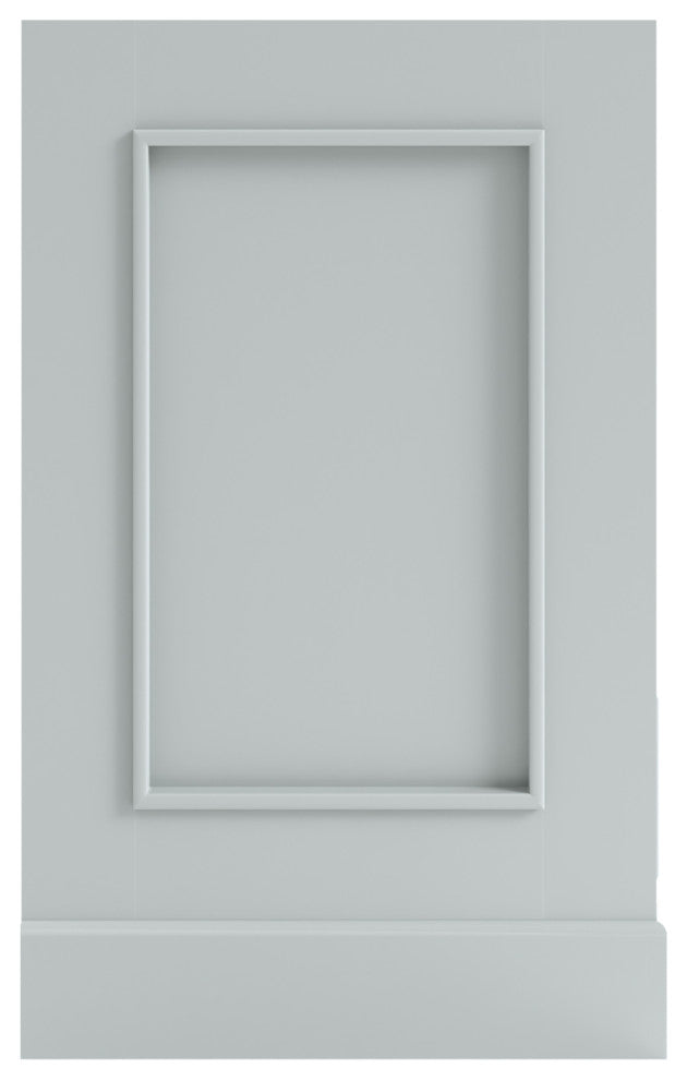 Ariel Stafford 72" Double Sink Bathroom Vanity Base, Gray