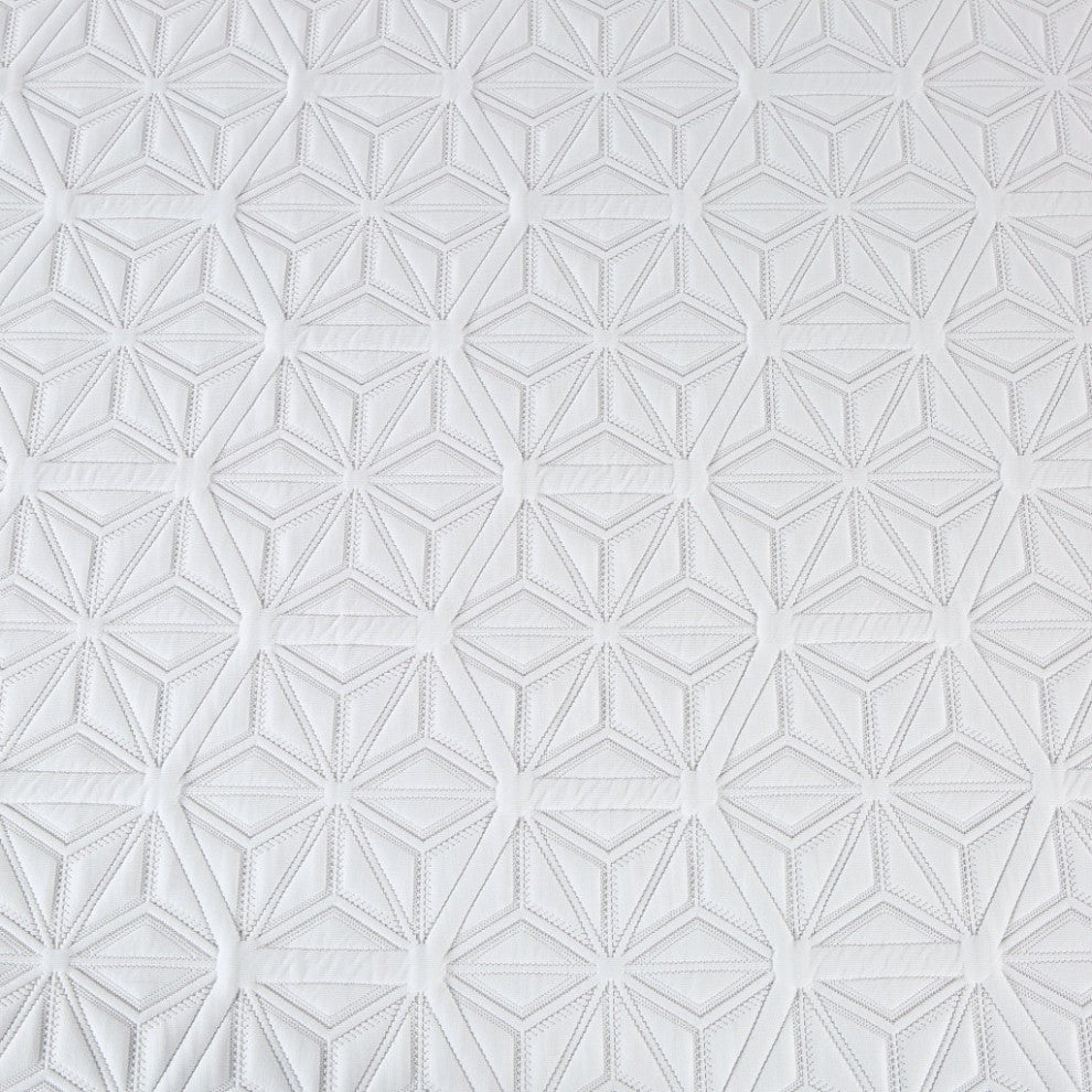 8" Three Layer Gel Infused Memory Foam Smooth Top Mattress King
