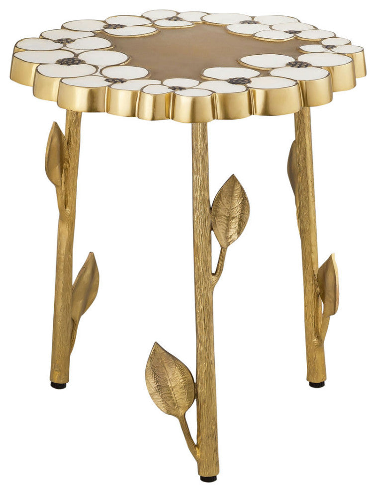 TOV Furniture Flor Handpainted Side Table