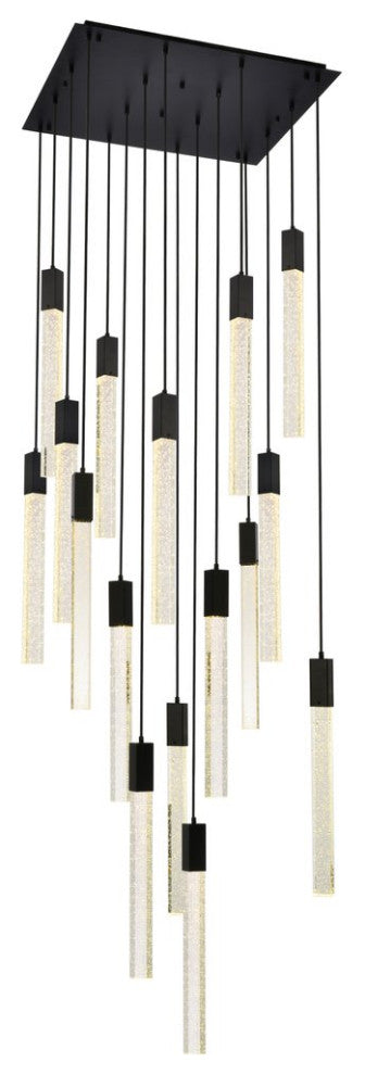 Wade 16-Light Pendant, Black