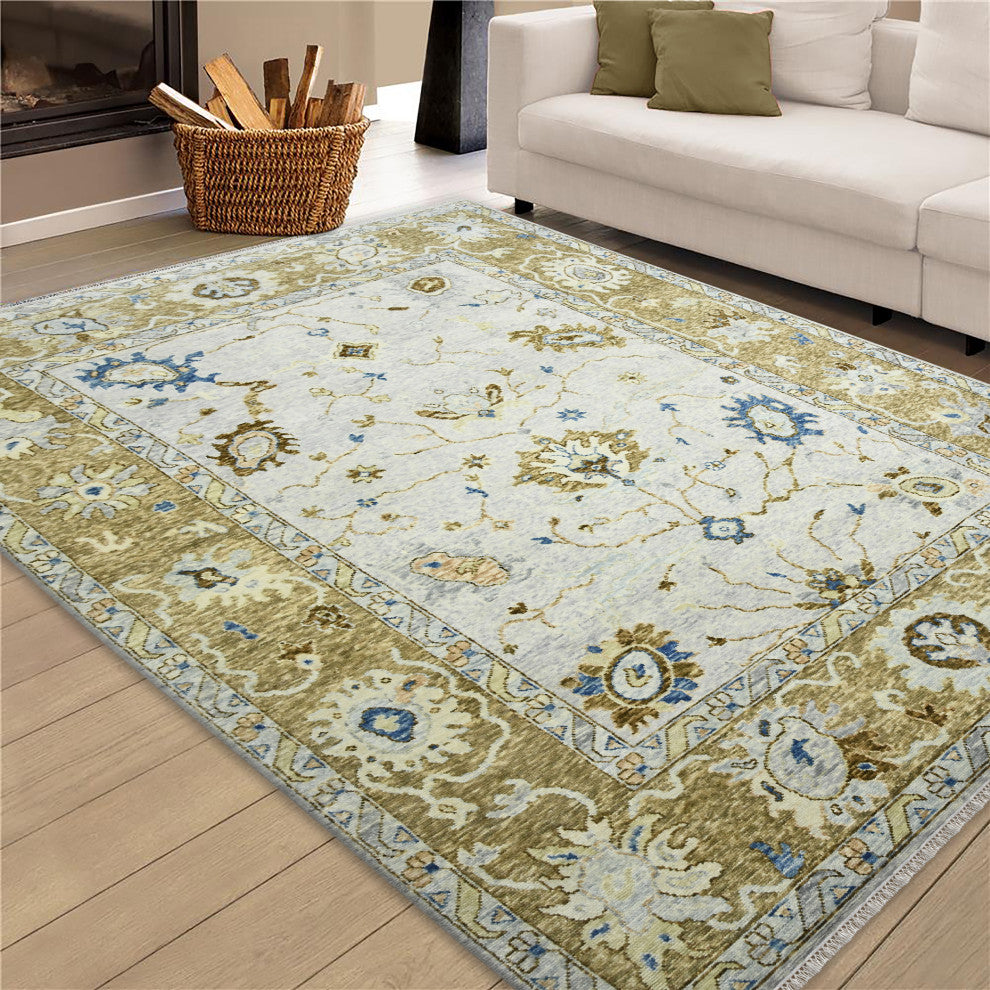 Blu Stanhope Area Rug, Beige, 8' x 10', Oriental