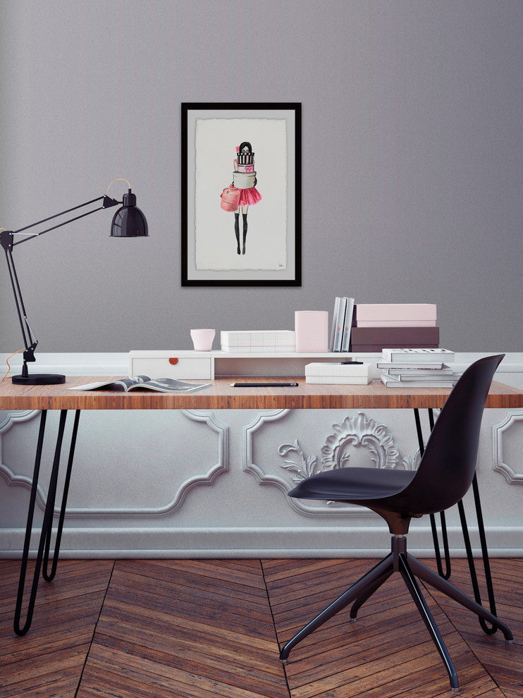 "The Girl I Am" Framed Painting Print, 30"x45"