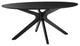 Traverse 71" Oval Dining Table Black Black -5513