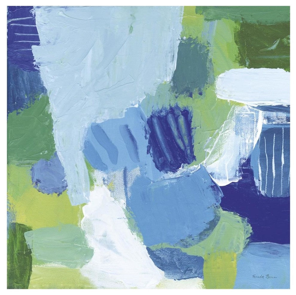 "Mountain Reflection I" Digital Paper Print by Farida Zaman, 32"x32"