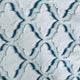 Plutus Light Blue Diamond Faux Fur Luxury Throw Pillow, Light Blue, 22" x 22"