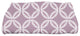 Tidepool, Geometric Print Bath Towel, Lavender