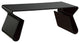 Modern Contemporary Living Room Clear Coffee Table Black
