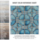Hudson Moonbeam Porcelain Mosaic Floor and Wall Tile, Marine