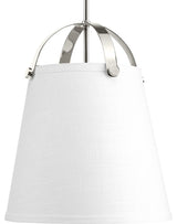 Galley Collection 2-Light Pendant, Polished Nickel