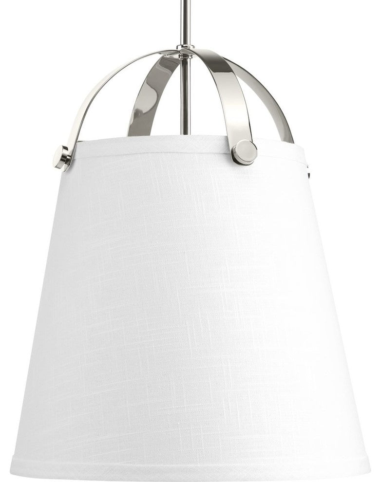 Galley Collection 2-Light Pendant, Polished Nickel