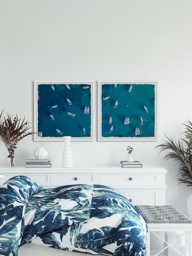 I Need a Boat Diptych, Set of 2, 18x18 Panels