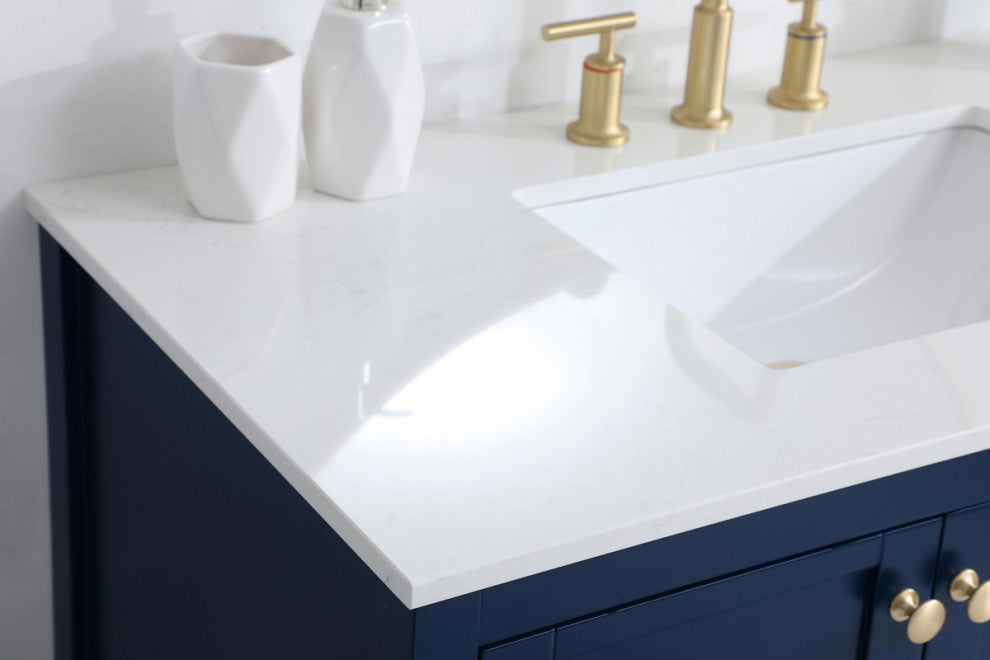 Tucker Blue 42" Single Sink Bathroom Vanity