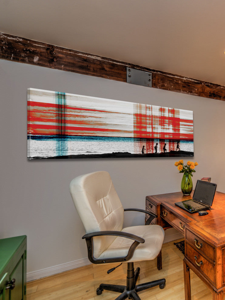 "Playa Vik" Fine Art Canvas Print, 60"x20"