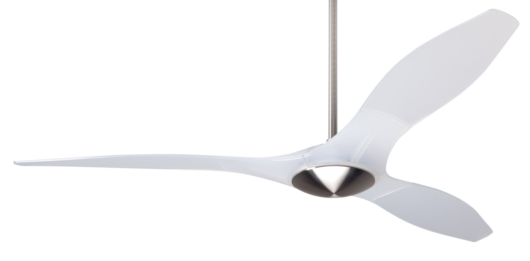 IC Brisa 56" DC Fan Bright Nickel/Translucent Blades, Remote