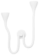 Anastasia 2 Light Wall Sconce Gesso White