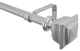 UTOPIA ALLEY 3/4" Single Adjustable Curtain rods for Windows, Nickel, 48"-86"