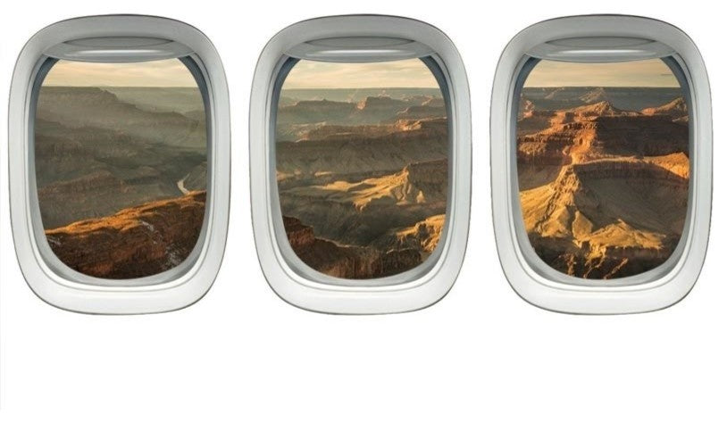 Grand Canyon Wall Sticker For Boys Room Aviation Decals