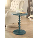 Urban Designs Kostka Wooden Accent Side Table, Teal