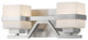 Zlite 1915-2V-BN-LED 2-Light Vanity, Matte Opal