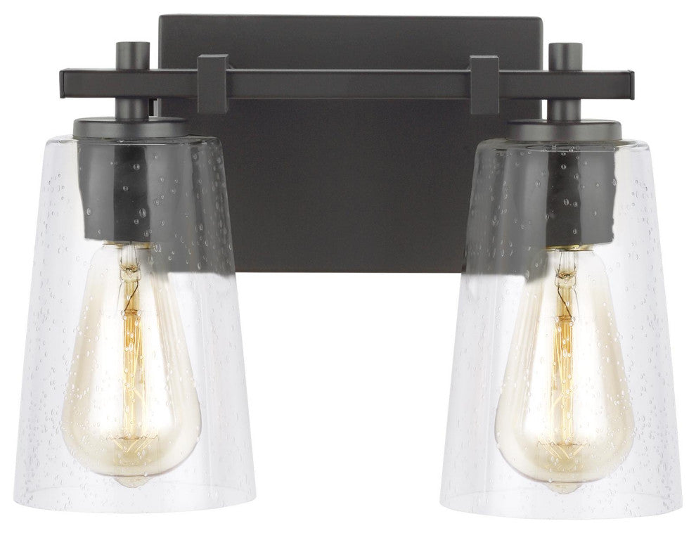 2-Light Vanity, Oil Rubbed Bronze